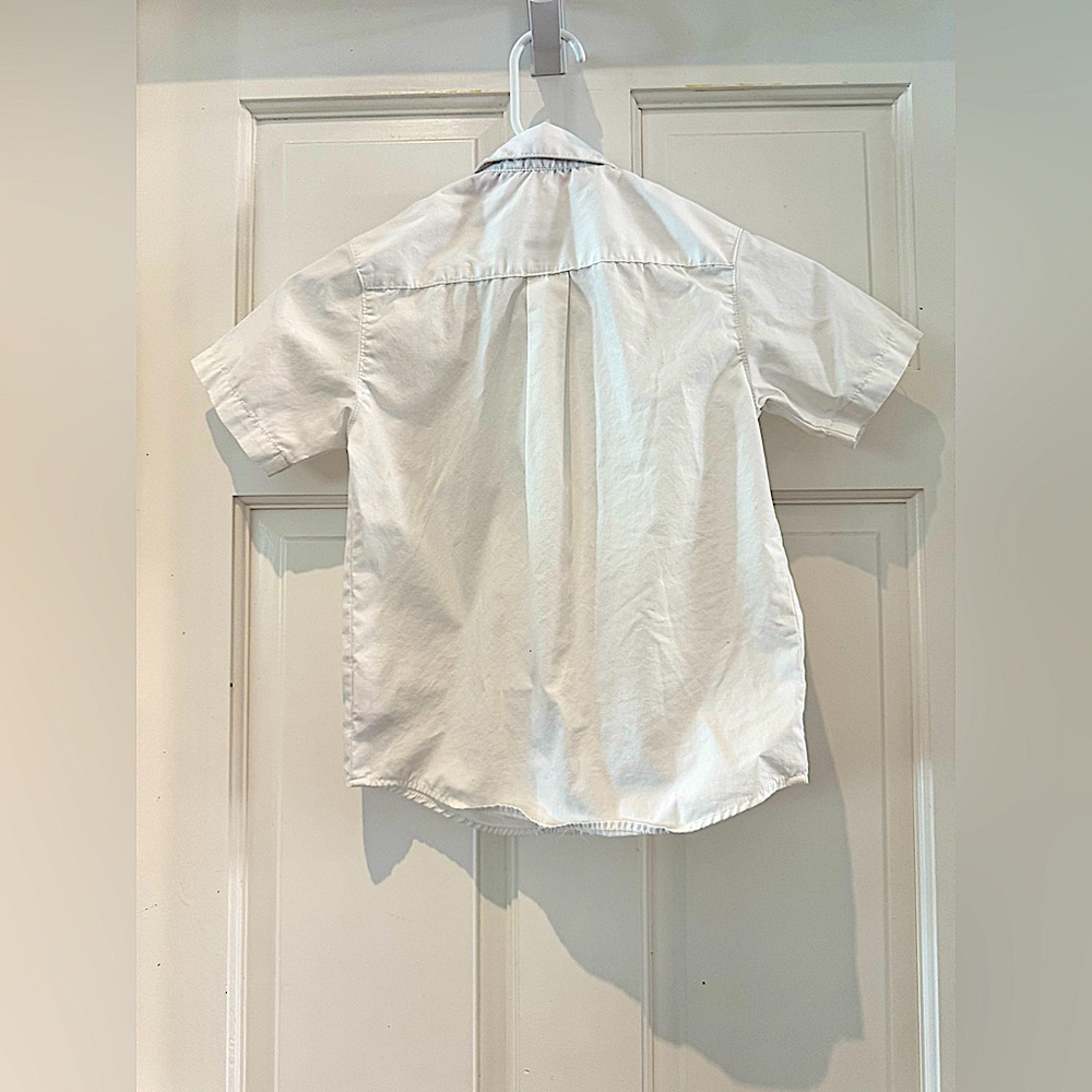 French Toast Bundle of 3 Boys' Short Sleeve Classic Poplin Dress Shirt - White - Picture 11 of 16